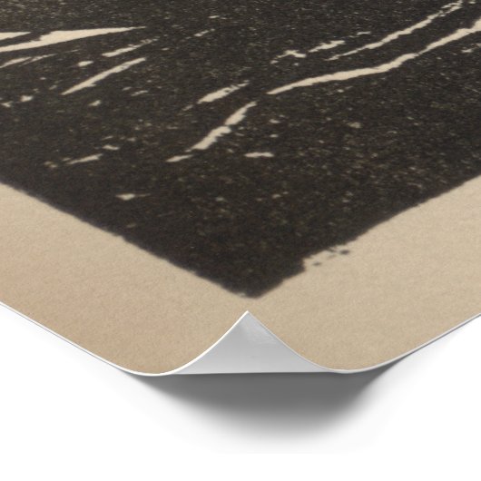 Unbekannte Gewässer Poster (Ecke)