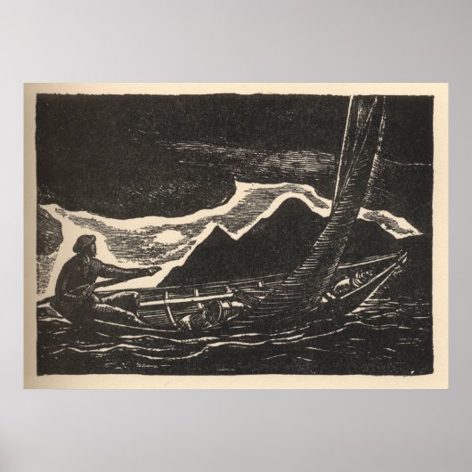 Unbekannte Gewässer Poster (Vorne)