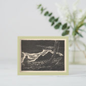 Unbekannte Gewässer Postkarte (Stehend Vorderseite)