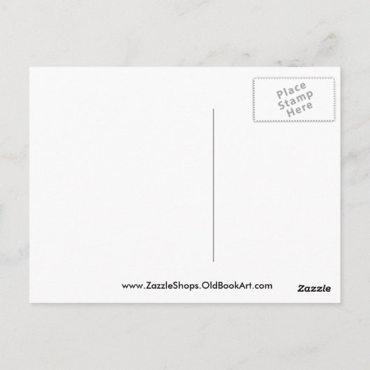 Unbekannte Gewässer Postkarte (Rückseite)