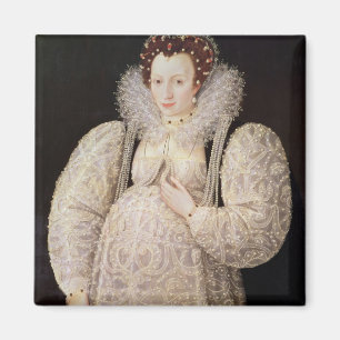 Unbekannte Lady, c.1595-1600 Magnet