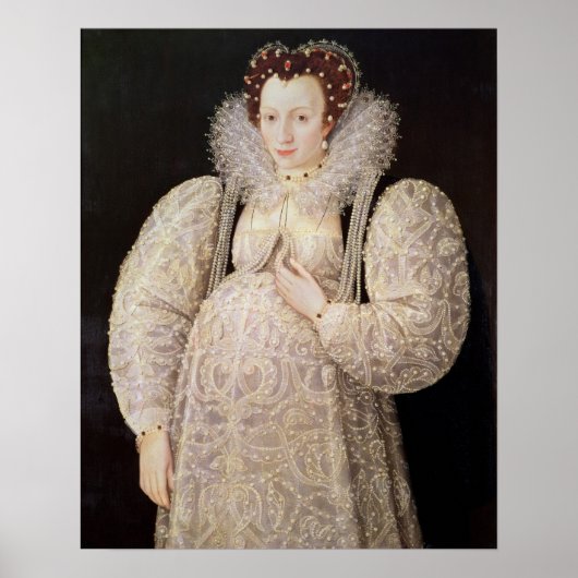 Unbekannte Lady, c.1595-1600 Poster (Vorne)