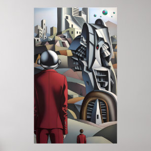 Unbekannte Versetzung - Ken Gage Surreal Art Poster