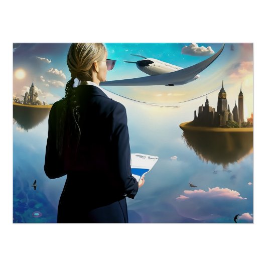 Unbekannter Himmel Poster (Vorderseite)