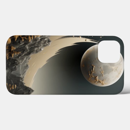 Unbekannter Planet Case-Mate iPhone Hülle (Rückseite (Horizontal))