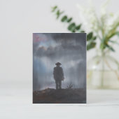 Unbekannter Soldat - Erster Weltkrieg 2014 Postkarte (Stehend Vorderseite)