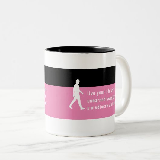 Unbekannter Swagger von mittelalterlichen weißen T Zweifarbige Tasse (VorderseiteRechts)