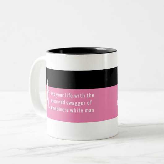 Unbekannter Swagger von mittelalterlichen weißen T Zweifarbige Tasse (Vorderseite Links)