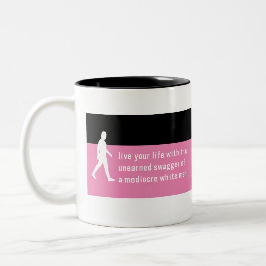 Unbekannter Swagger von mittelalterlichen weißen T Zweifarbige Tasse (Links)