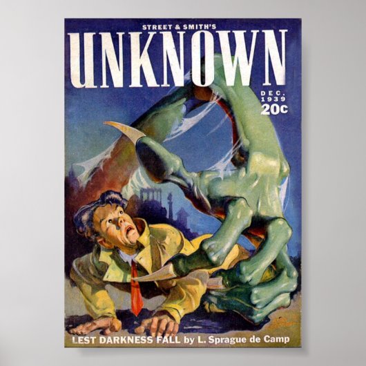Unbekanntes Comic Poster Dezember 1939 (Vorne)