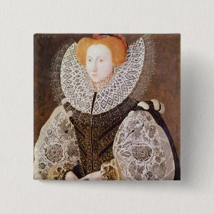 Unbekanntes Mädchen, gealtert 20, 1587 Button