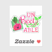 Unbekömmlich - Sonnengarten Aufkleber (Blatt)