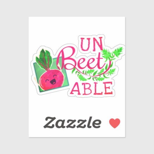 Unbekömmlich - Sonnengarten Aufkleber (Blatt)