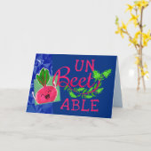 Unbekömmlich - Sonnengarten Karte (Gelbe Blume)