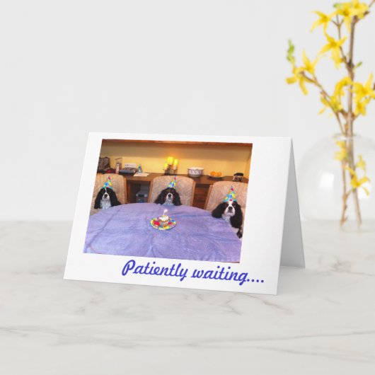 Unbekümmerte Geburtstags-Wünsche Karte (Gelbe Blume)