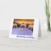 Unbekümmerte Geburtstags-Wünsche Karte (Vorderseite)