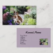 Unbekümmerte Königcharles Spaniel Breede Visitenkarte (Vorne/Hinten)
