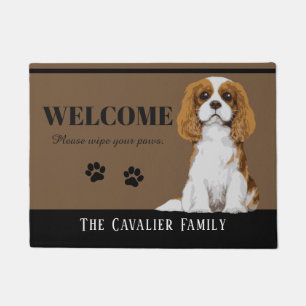Unbekümmerte Königcharles Spaniel-Fußmatte Fußmatte