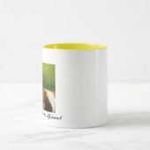 Unbekümmerte Königcharles Spaniel-Hundekunst-Tasse Tasse (Zentrum)