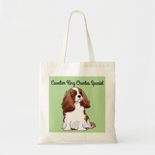 Unbekümmerte Königcharles Spaniel-illustrierte Tragetasche