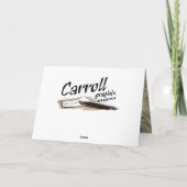 Unbekümmerte Königcharles Spaniel-Karte Dankeskarte (Rückseite)