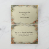 Unbekümmerte Königcharles Spaniel-Karte Dankeskarte (Innenseite)