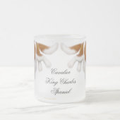 Unbekümmerte Königcharles Spaniel-mattierte Tasse (Mittel)