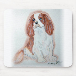 Unbekümmerte Königcharles Spaniel-Mausunterlage Mousepad