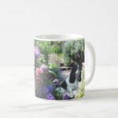 Unbekümmerte Königcharles Spaniel-Savvy Kaffeetasse (VorderseiteRechts)