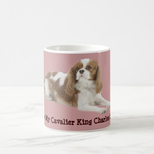 Unbekümmerte Königcharles Spaniel-Tasse Kaffeetasse (Mittel)