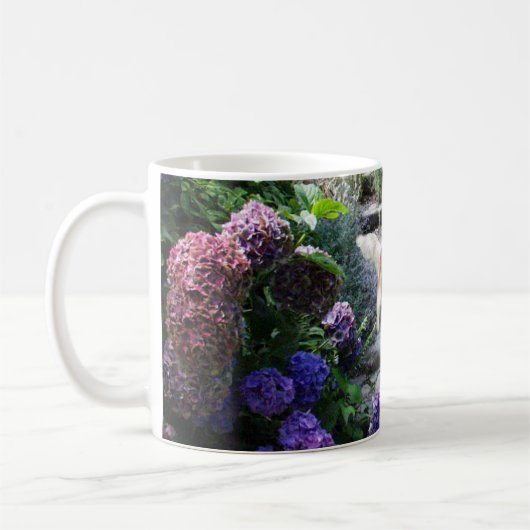 Unbekümmerte Königcharles Spaniel-Tasse Kaffeetasse (Links)