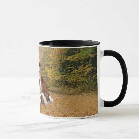 Unbekümmerte Königcharles Spaniel-Tasse Tasse (Rechts)