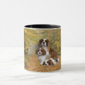 Unbekümmerte Königcharles Spaniel-Tasse Tasse (Zentrum)