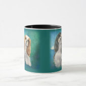 Unbekümmerte Königcharles Spaniel-Tasse Tasse (Zentrum)
