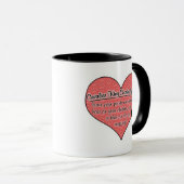 Unbekümmerte Königcharles Spaniel-Tatze druckt Tasse (VorderseiteRechts)