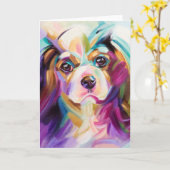 Unbekümmerte Kunst-Gruß-Karte Karte (Gelbe Blume)