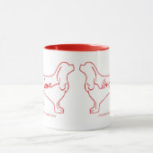 Unbekümmerte Liebe-Kaffee-Tasse Tasse (Zentrum)