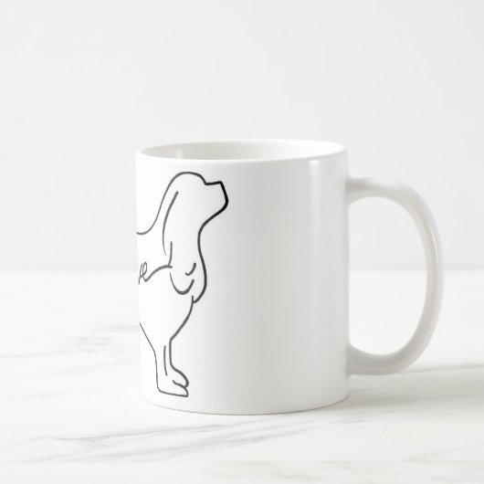 Unbekümmerte Liebe-Tasse Tasse (Rechts)