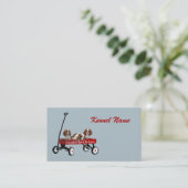 Unbekümmerte Visitenkarte König-CharlesSpaniel (Stehend Vorderseite)