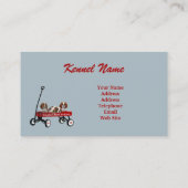 Unbekümmerte Visitenkarte König-CharlesSpaniel (Rückseite)