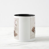 Unbekümmerter darstellender Bauch Tasse (Zentrum)