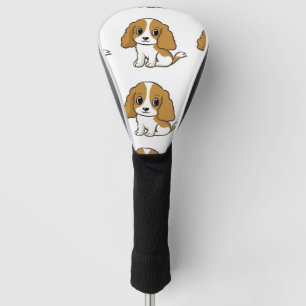 unbekümmerter kcs blenheim Cartoon Golf Headcover