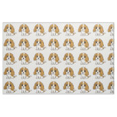 unbekümmerter kcs blenheim Cartoon Stoff (Fat Quarter (45,7 x 55,9 cm))
