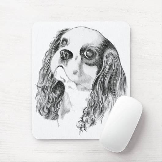 Unbekümmerter König Charles Drawing Mousepad (Mit Mouse)