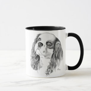 Unbekümmerter König Charles Drawing Tasse