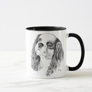 Unbekümmerter König Charles Drawing Tasse