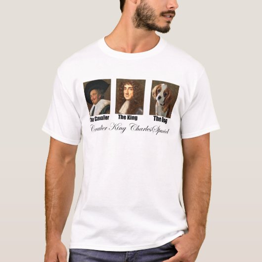Unbekümmerter König Charles Funny T-shirt (Vorderseite)