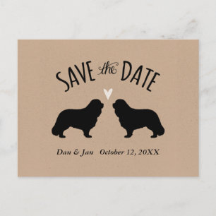 Unbekümmerter König Charles Wedding Save the Date Ankündigungspostkarte