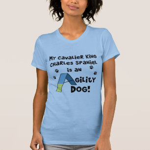 Unbekümmerter Königcharles Spaniel-Agility-Hunde T-Shirt