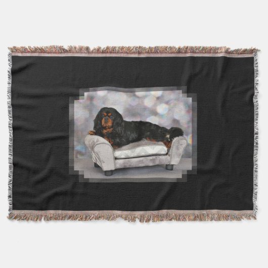 Unbekümmerter Königcharles Spaniel - Cornelius Decke (Vorderseite)